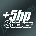 5 hp Sticker